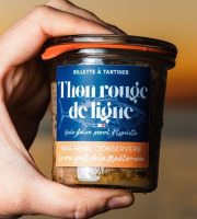 Mas Henri - Rillette Thon rouge de ligne, huile d'olive, piment d'Esp 100g