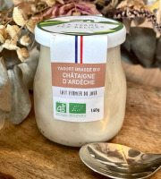 La Ferme des Délices - Yaourt brassé BIO - Chataigne d'Ardèche 2 x 140g