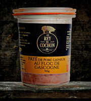 Lou Rey du Cochon - Pâté de porc laineux au floc de Gascogne 180g