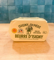 La Fromagerie PonPon Valence - Beurre demi sel gros grains d'Isigny AOP