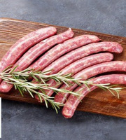 Ferme Bichet - Saucisses de bœuf au piment d’Espelette BIO x6