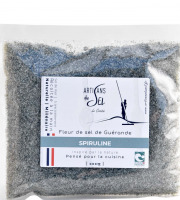 Artisans du Sel - Fleur de Sel de Guérande à la Spiruline – Sachet 100g | Artisans du Sel