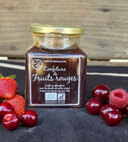 Le verger bio de Quinsac - Confiture de fruits rouges 330gr BIO