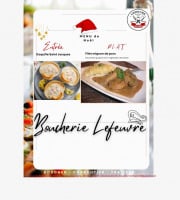 Boucherie Lefeuvre - [Précommande] Menu de Noel coquille St Jacques et filet mignon de porc Bourguignon