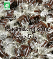 La Ferme des Cara-Meuh - Caramels à la noisette BIO - Vrac 5kg