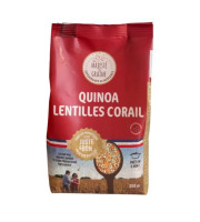 BERRY GRAINES - Mélange quinoa/lentilles corail HVE origine France - sachet 350g x10