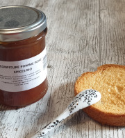 La Ferme du Montet - Confiture Extra de Pomme Poire epices - 220g