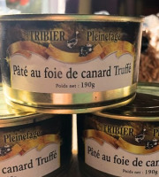 Ferme de Pleinefage - Pâté de foie de canard entier truffé 3% - Boîte de 190g