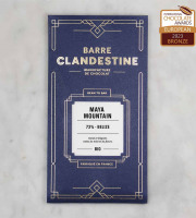Barre Clandestine - Tablette de chocolat noir grand cru - Maya mountain 73% - bean to bar