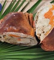La Criée d'à Côté - Crabe Tourteau Coupé Cuit Maison | pièce de 530g à 570g