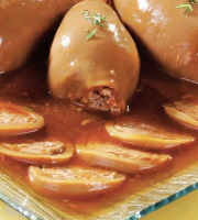L'OLIVERAIE DU COUDON - Encornets farcis à la Sétoise ( RECETTE DU SUD OUEST ) 390gr