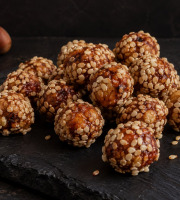 La confiserie d’antan 100% bio - Noisettes caramélisées au sésames - vrac 500 gr