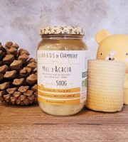 Les Butineuses de Champigny - Miel d'acacia bio - 500g