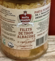 PASTA PIEMONTE - Filet de Thon Albacor en Huile d'Olive