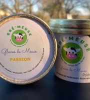 Glaces de Meuse - Lot P'tits Pots "Fruit de la Passion" - Sorbet PF (90gr)
