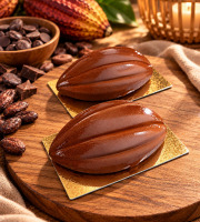 Traiteur Gourmet d'Alsace - Trompe l'oeil entremet Cabosse 2 pièces