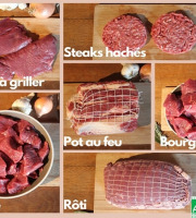 La Ferme DUVAL - [Précommande] Colis hiver steaks hachés de Bœuf Bio fondue - 10 kg