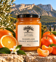 L'OLIVERAIE DU COUDON - Marmelade Orange Mandarine  370 g