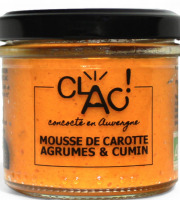 CLAC Conserverie - Mousse carotte agrumes cumin bio 100g
