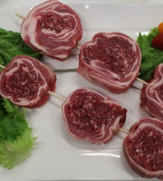 Ferme Guillaumont - Brochettes de Poitrine d'Agneau farcies