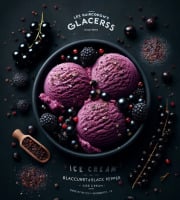 Les Garçons Glaciers - Sorbet BIO Cassis poivre noir 500ml