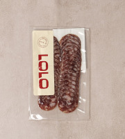 LOLO Jamón - Saucisson Extra Ibérico de Bellota |Tranché 80 g