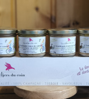 Les Délices du Coin - Coffret 4 toastinades 80g  de foie de canard