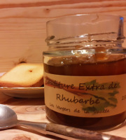 Les Vergers de la Vautée - Confiture Extra de Rhubarbe  250g