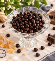 La confiserie d’antan 100% bio - Perles de gingembre chocolat 100% bio - vrac 500 gr