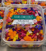 Nature et Saveurs - Ferme Aquaponique et Permacole Astérienne - Pétales fleurs comestibles mélange - 50g