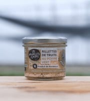 Les Nouvelles Fermes - Rillettes de truite au poivre vert 12x90g