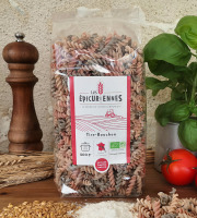 La Ferme du Joyeux Laboureur - Pâtes Tire-Bouchon tomate, basilic, nature 500g