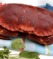 Poissonnerie Paon - Crabe Tourteau Cuit : A la pièce, 300g - 400g, Demi-crabe