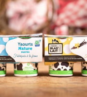 La Ferme de Blas'Lait - Lot Yaourts Nature x4 + Vanille x8