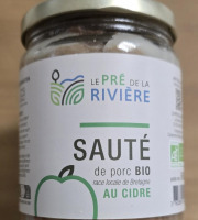 Le Pré de la Rivière - Sauté de porc bio au cidre 600g