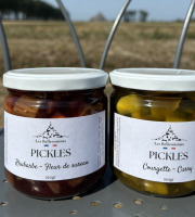 Ferme Saint Joseph - Pack Pickles Courgette Curry et Rhubarbe Fleur de Sureau
