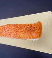 L'atelier Sea Frais - Pavé de saumon Atlantique fumé à chaud au bois de Hickory  sauce Terikayi
