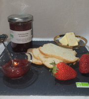 La Ferme du Montet - Confiture Extra de fraises BIO - 220 g