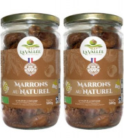 La vallée des chataigniers - Lot de 2 pots Marron naturel BIO Ardèche 420gr