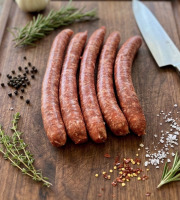 Ferme de la Porte aux Moines - Saucisse de bœuf 500g