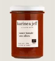 Karine & Jeff - Sauce tomate aux olives 200g