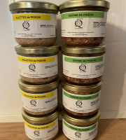 Quintart Pigeonneaux - Lot classique verrines de pigeon