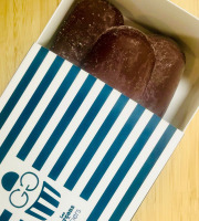 Les Garçons Glaciers - Lot de 4 esquimaux Cacao coque Noir