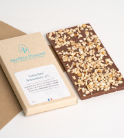 Aurélien Plassard Chocolatier - Tablette noisettes Françaises lait 37%