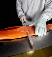 Etablissements JC David - Filet de Saumon fumé des Iles Feroe - Tranché - 0.9 kg