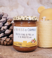 Les Butineuses de Champigny - Miel et Noisettes Bio  - 230g