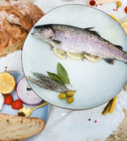 Les Viviers Cathares - Truite entière BIO 2,5kg