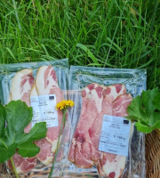 Ferme du Groin à L’Airbe - Bacon bio de porc plein air