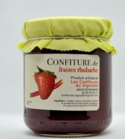 Maison Schmid - Confiture Fraises Rhubarbe - Les Confitures du Vignoble