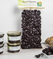 La Ferme de l'Ayguemarse - Apéro Olive Noire de Nyons : olives, chutney x2, tapenade x2